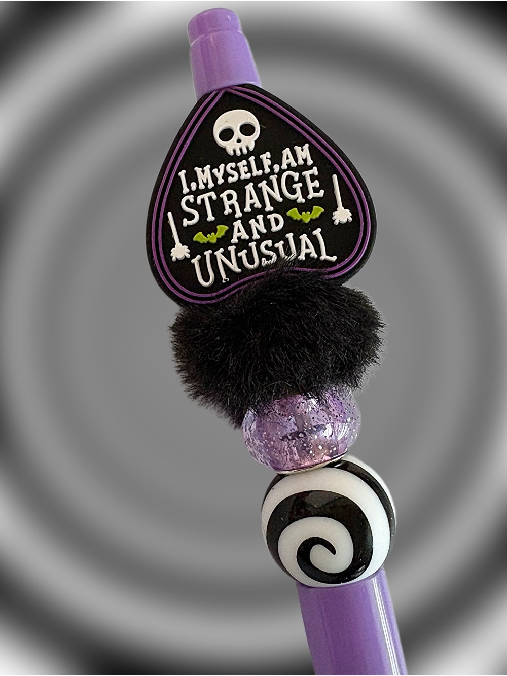 Strange and Unusual Custom Beaded Pen